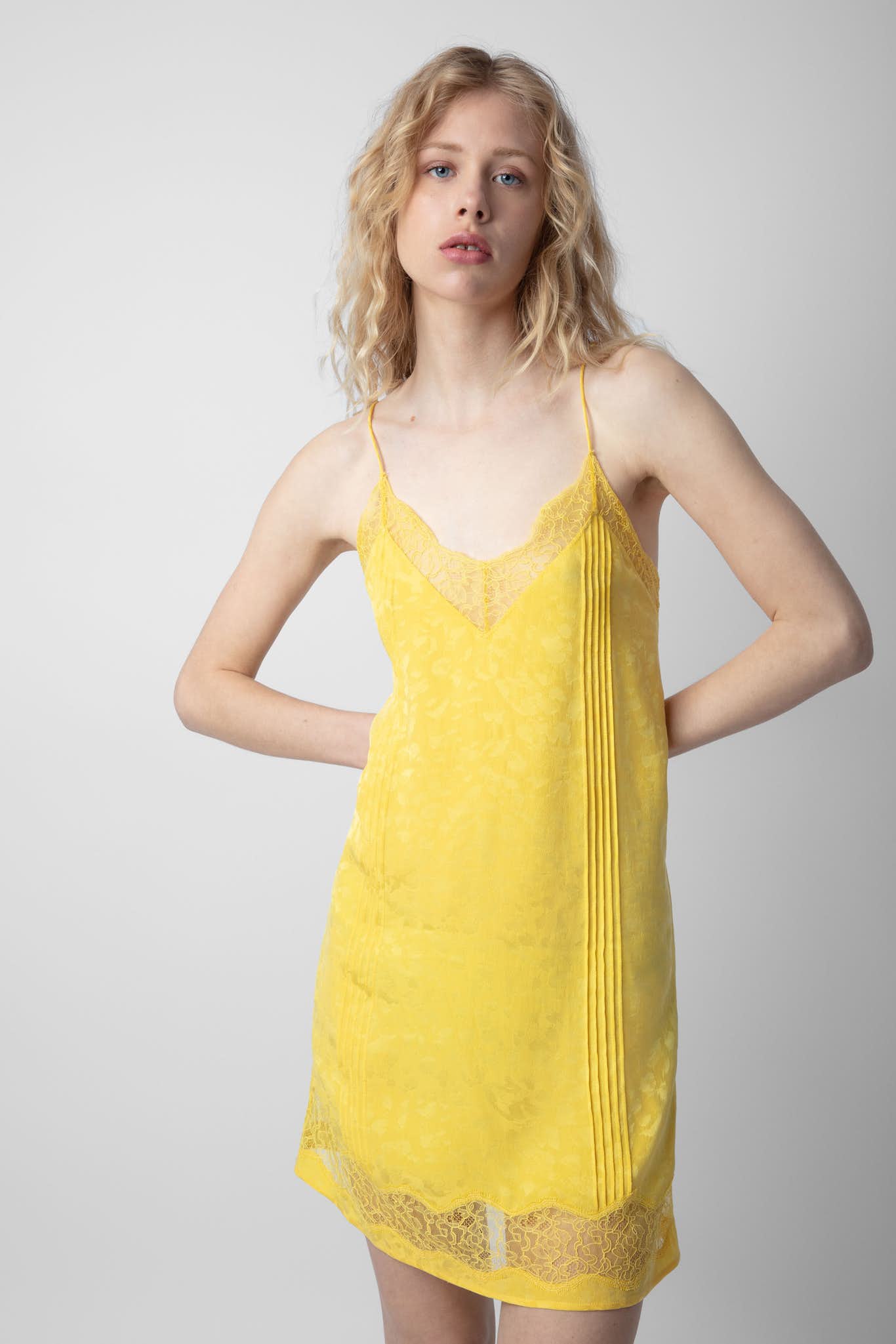 Crystal Jac Leo Dress Dress yellow women | Zadig&Voltaire Lebanon Crystal Jac Leo Dress Dress yellow women | Zadig&Voltaire Lebanon