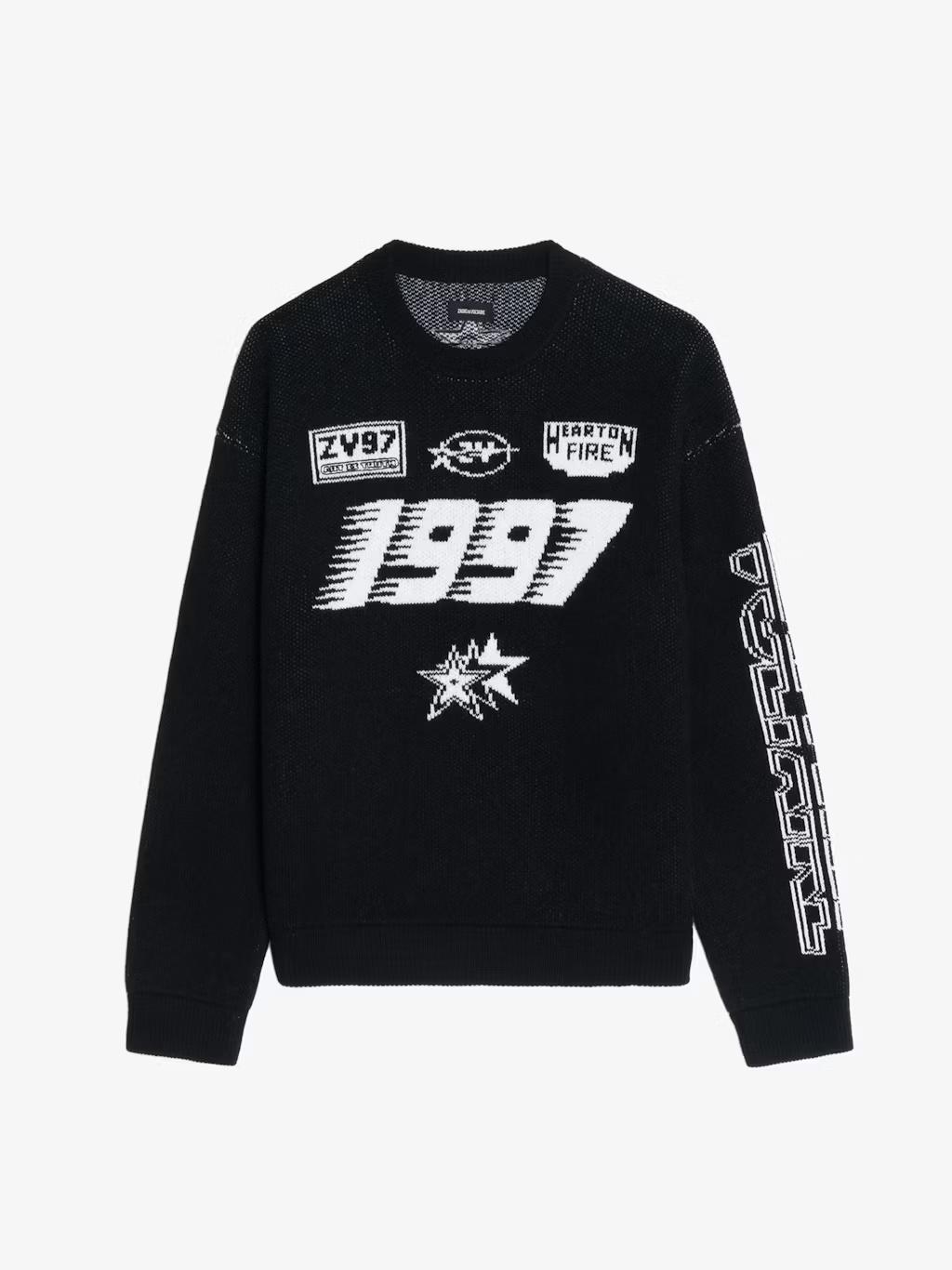  [NAME] Sweater Black Men | Zadig&Voltaire Lebanon