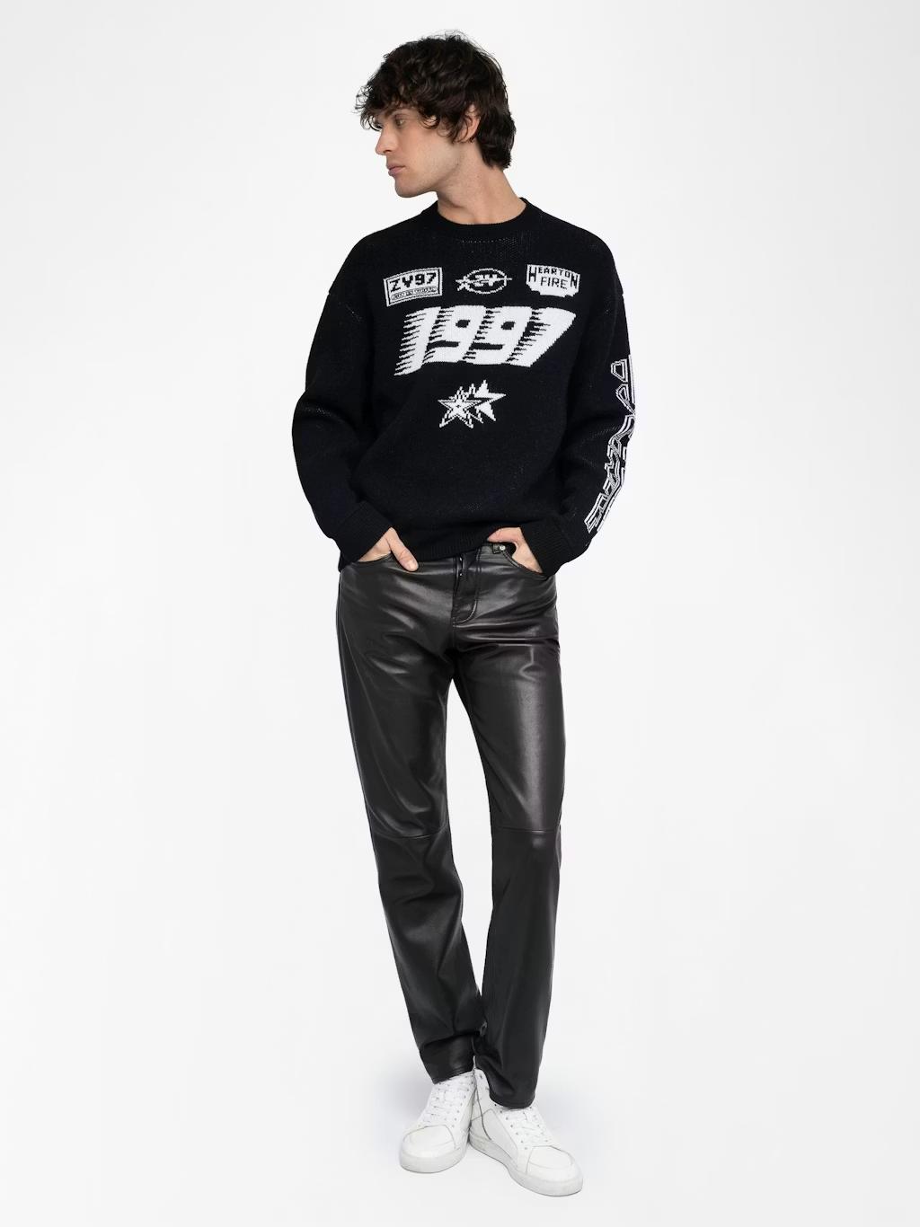 [NAME] Sweater Black Men | Zadig&Voltaire Lebanon