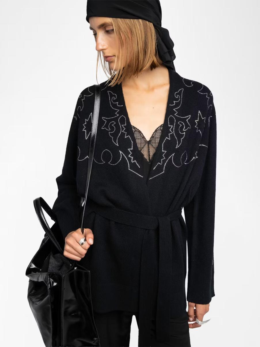  [NAME] Cardigan Black Women | Zadig&Voltaire Lebanon