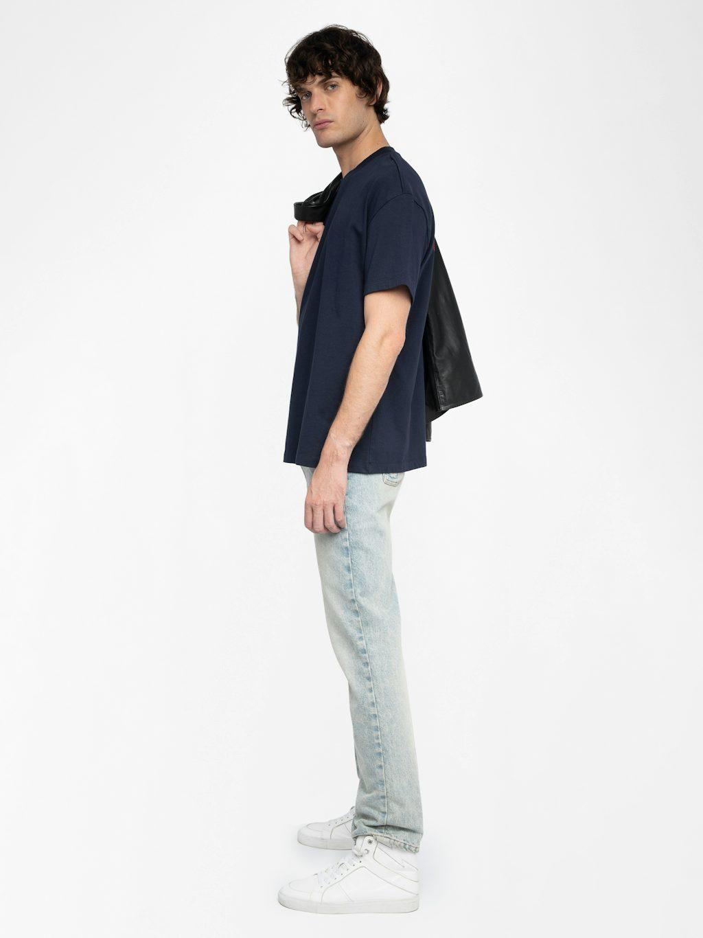  [NAME] T-shirt blue men | Zadig&Voltaire Lebanon