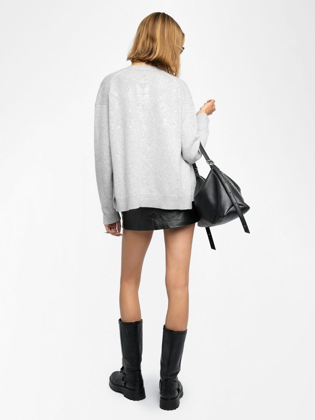  [NAME] Cardigan Grey Women | Zadig&Voltaire Lebanon