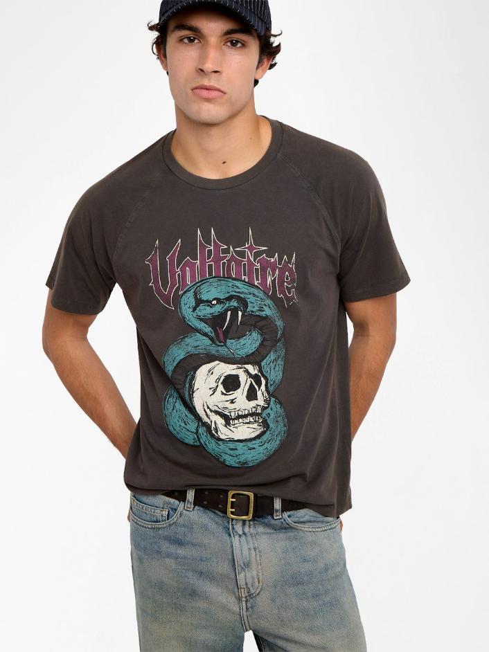  [NAME] T-shirt grey men | Zadig&Voltaire Lebanon