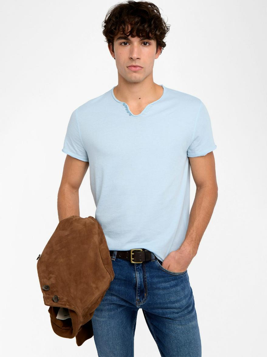  [NAME] T-Shirt blue men | Zadig&Voltaire Lebanon