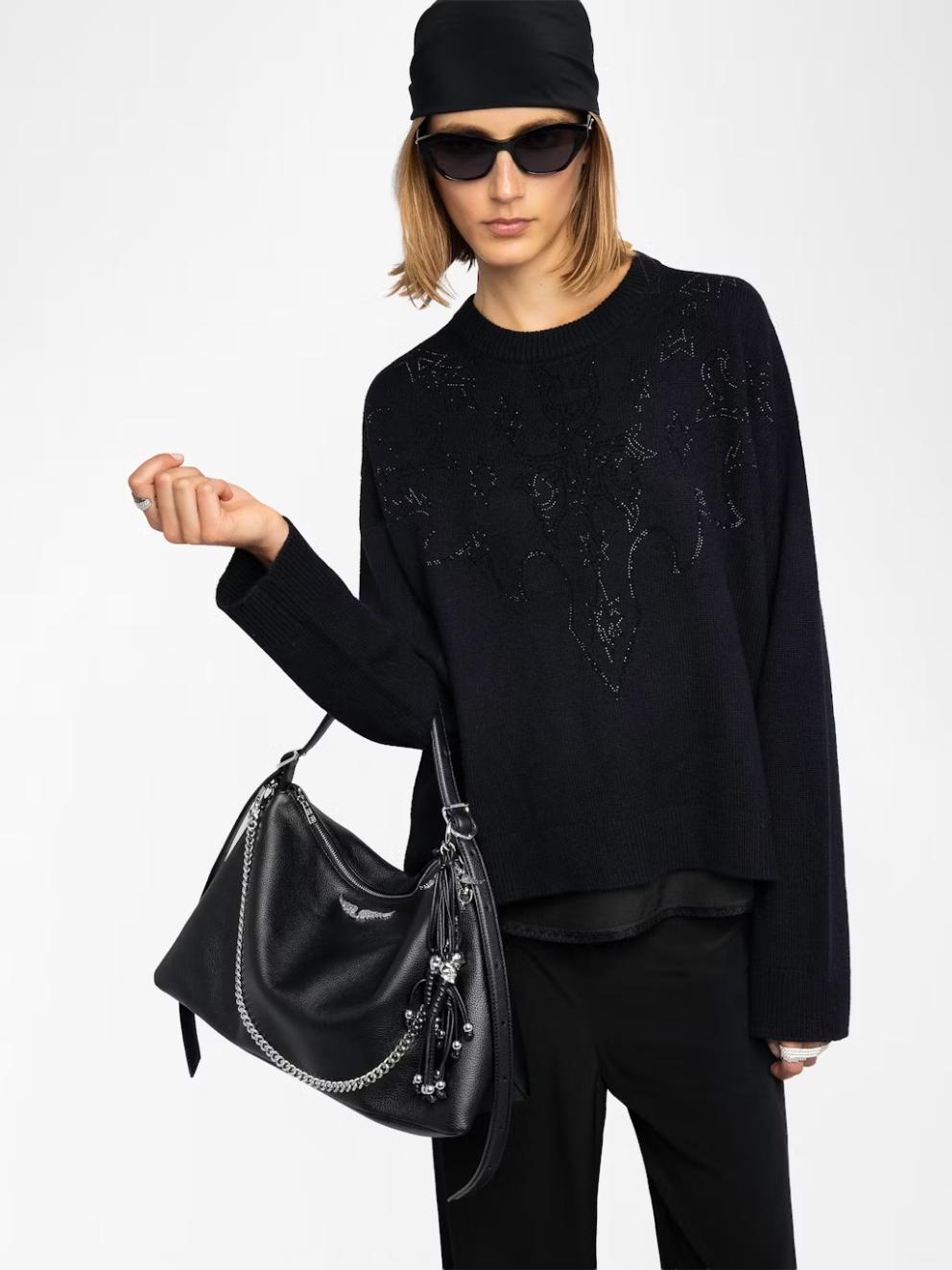  [NAME] Sweater Black Women | Zadig&Voltaire Lebanon