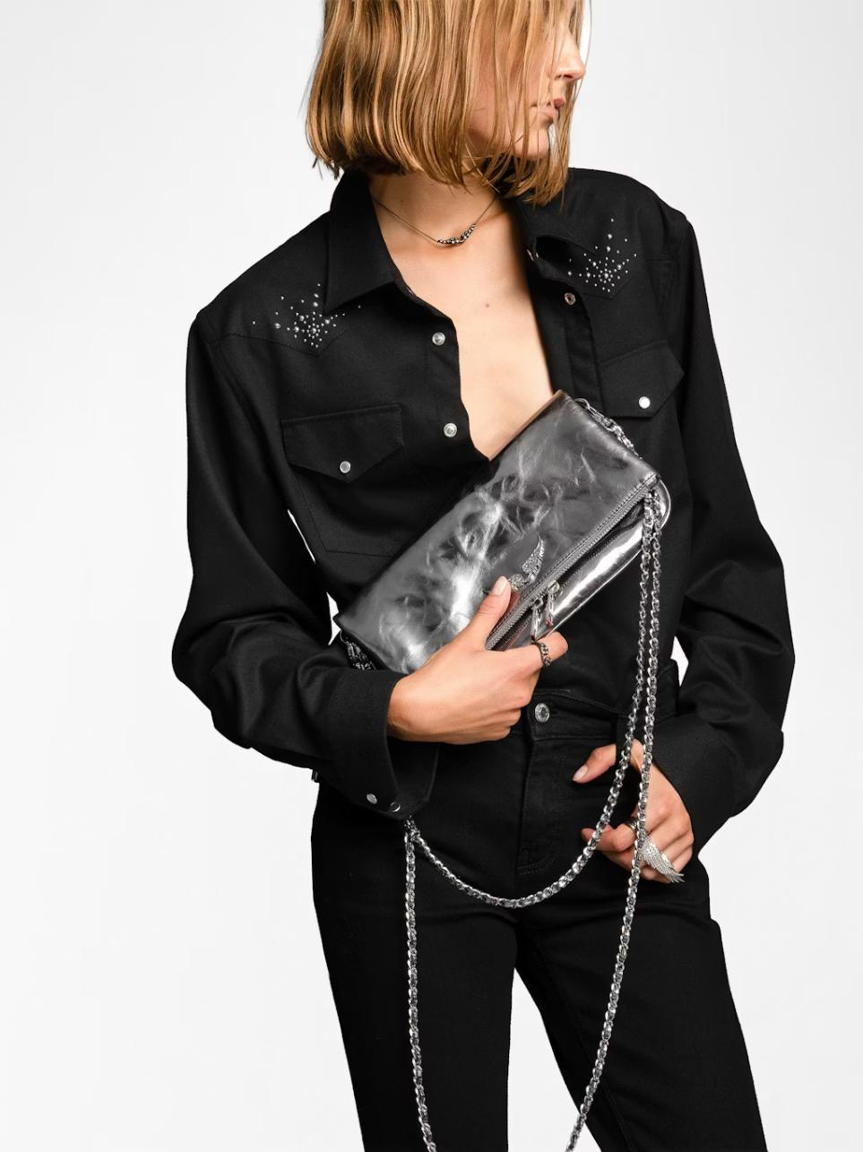 Rock Vintage Metal Clutch