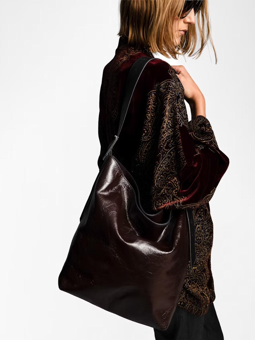 Jane Hobo Vintage Patent Bag