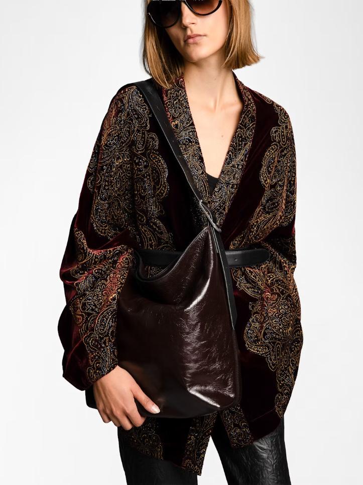 Jane Hobo Vintage Patent Bag