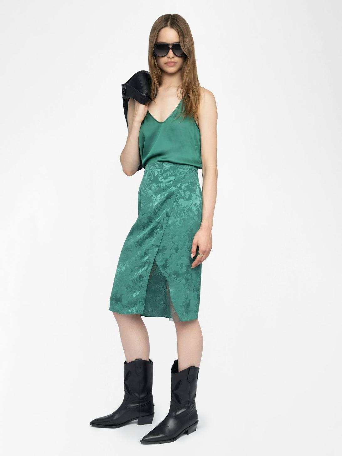  [NAME] skirt green women | Zadig&Voltaire Lebanon
