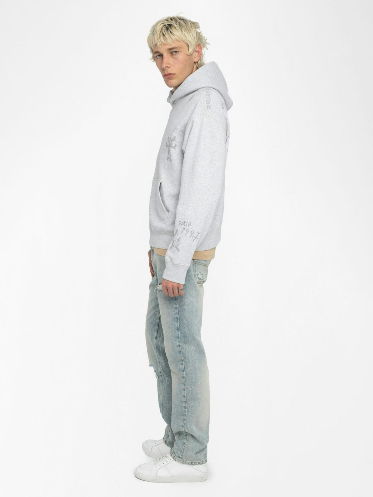  [NAME] Sweatshirt grey men | Zadig&Voltaire Lebanon