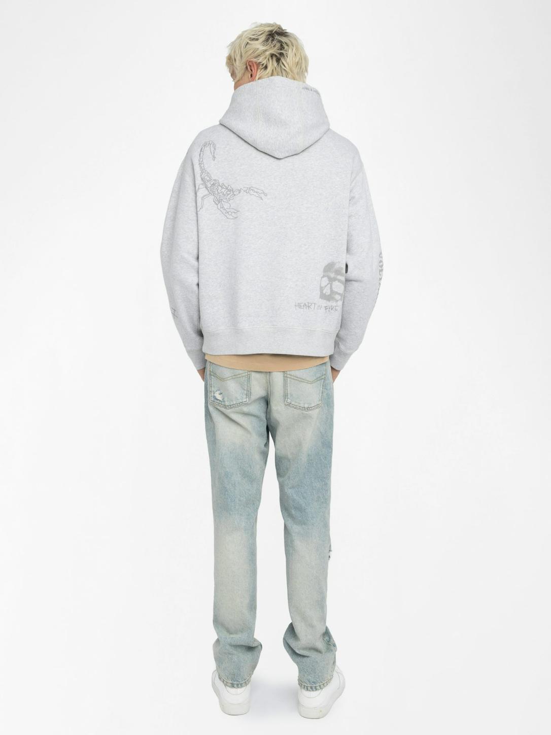  [NAME] Sweatshirt grey men | Zadig&Voltaire Lebanon