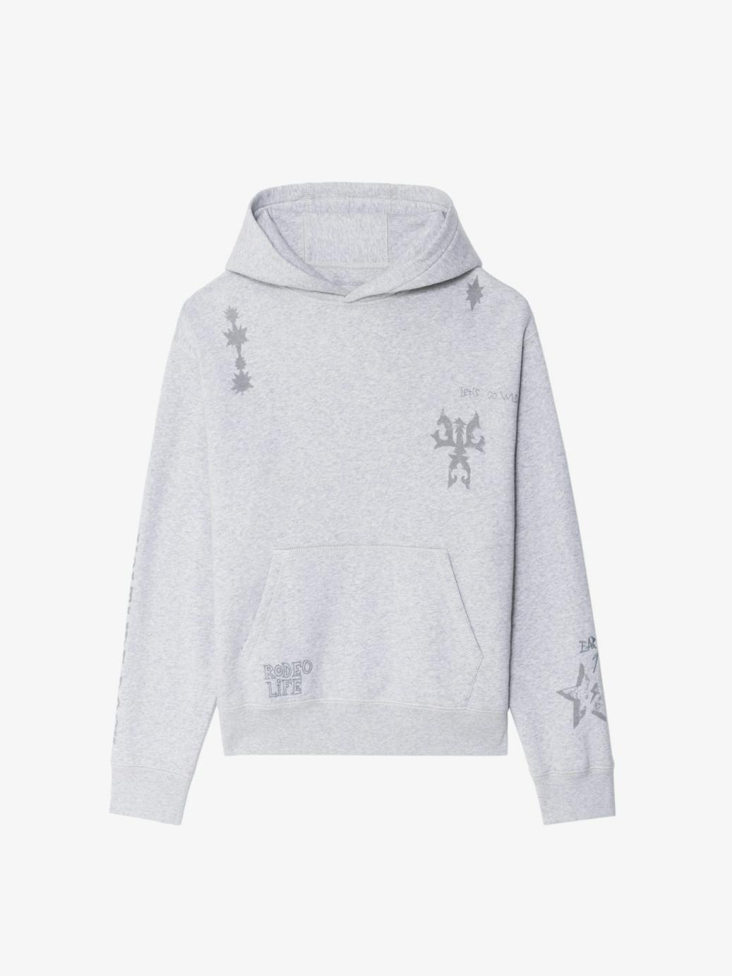  [NAME] Sweatshirt grey men | Zadig&Voltaire Lebanon