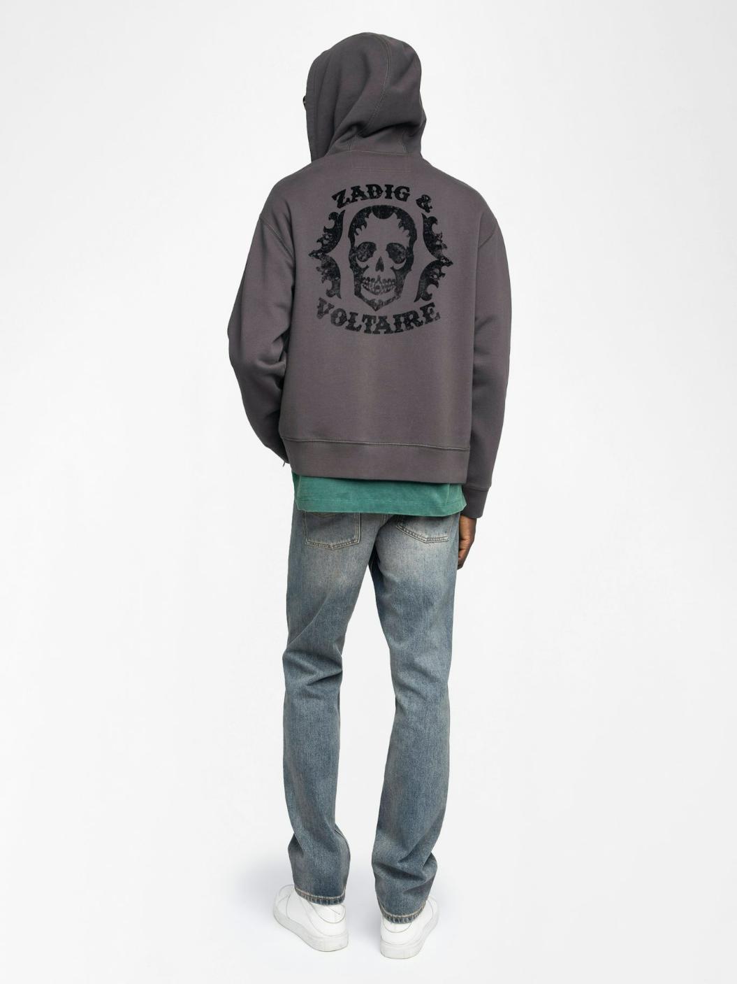 [NAME] Sweatshirt grey men | Zadig&Voltaire Lebanon