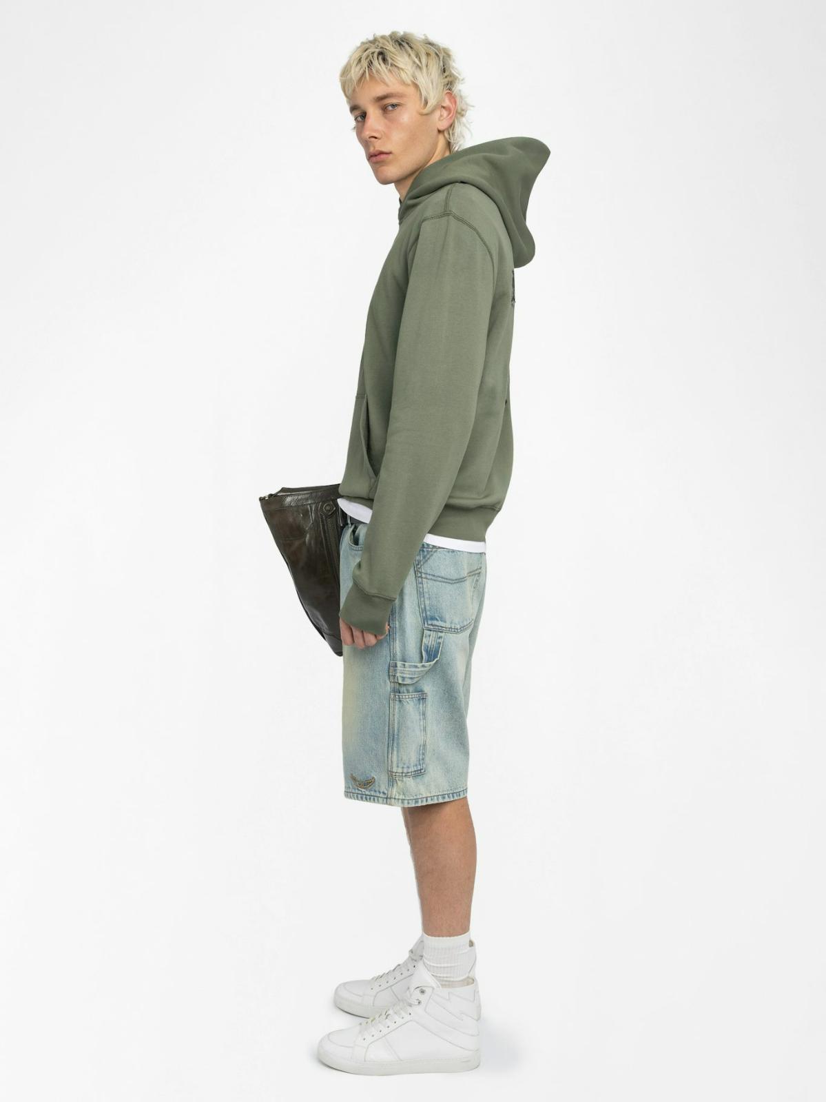  [NAME] Sweatshirt kaki men | Zadig&Voltaire Lebanon