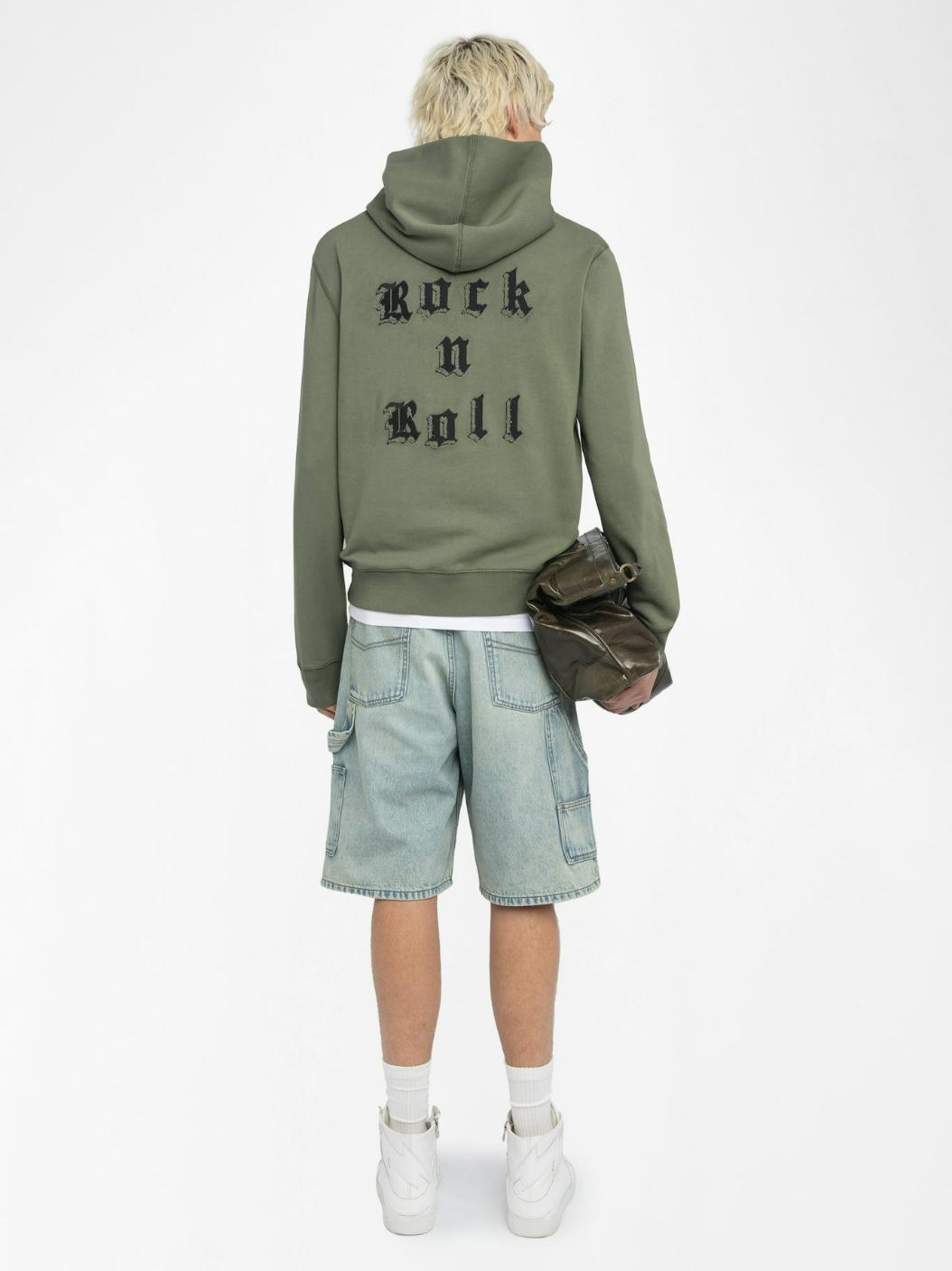  [NAME] Sweatshirt kaki men | Zadig&Voltaire Lebanon