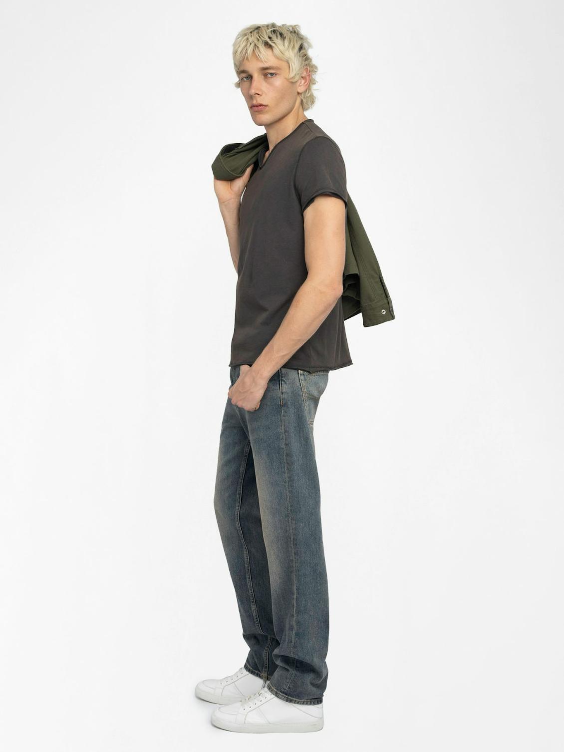  [NAME] T-Shirt grey men | Zadig&Voltaire Lebanon