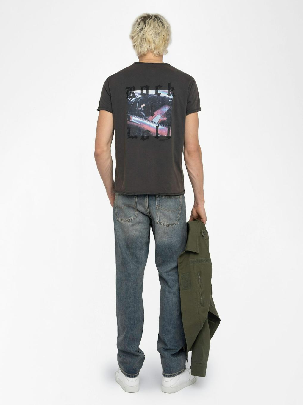  [NAME] T-Shirt grey men | Zadig&Voltaire Lebanon