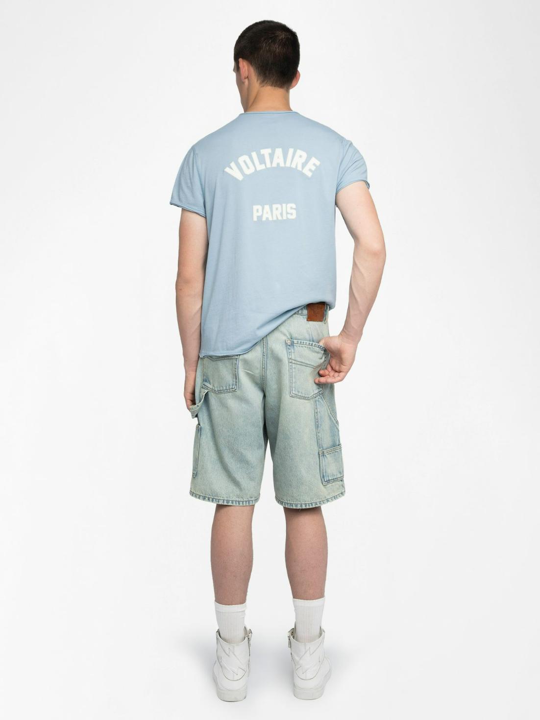  [NAME] T-shirt blue men | Zadig&Voltaire Lebanon