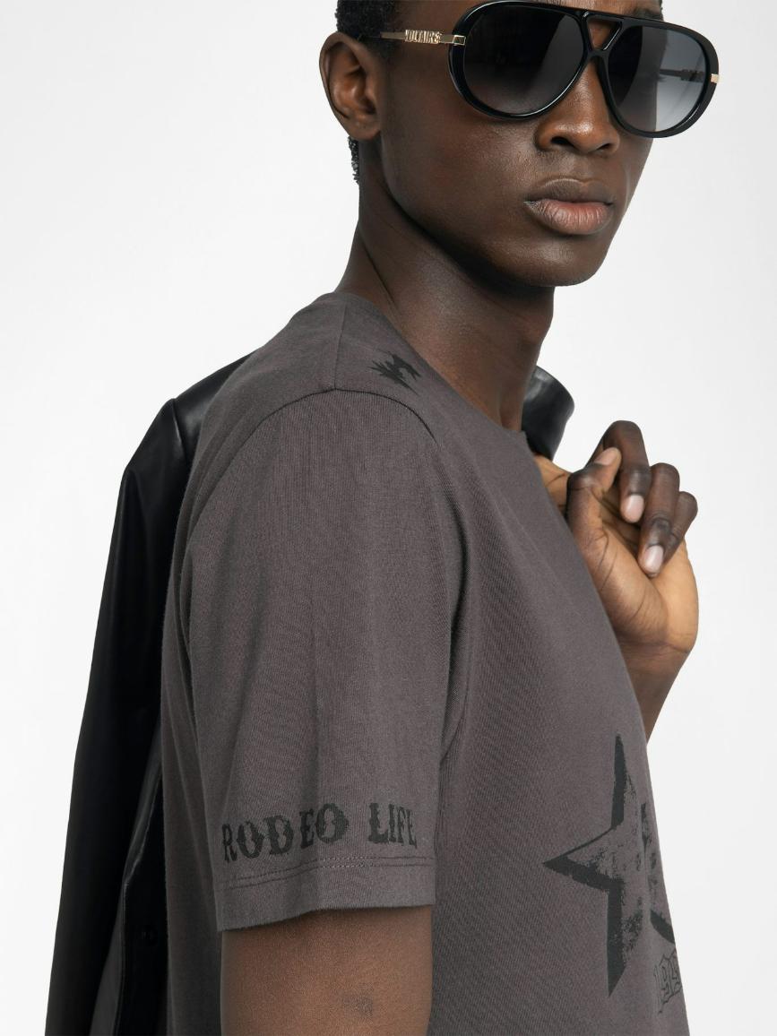  [NAME] t-shirt brown men | Zadig&Voltaire Lebanon