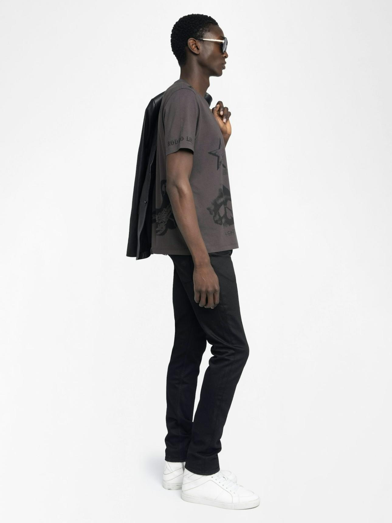  [NAME] t-shirt brown men | Zadig&Voltaire Lebanon
