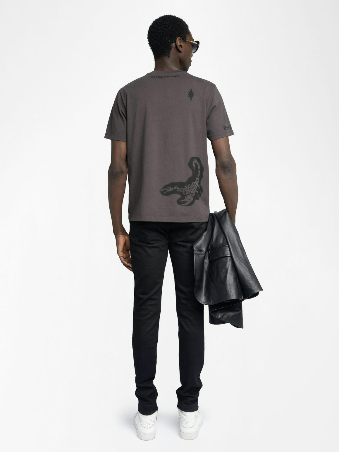  [NAME] t-shirt brown men | Zadig&Voltaire Lebanon