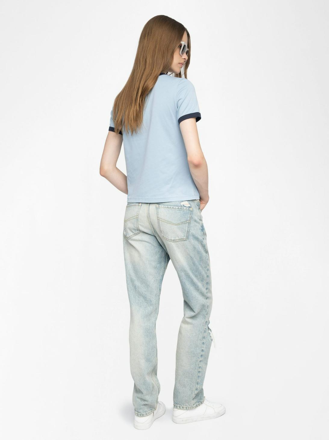  [NAME] T-shirt blue women | Zadig&Voltaire Lebanon