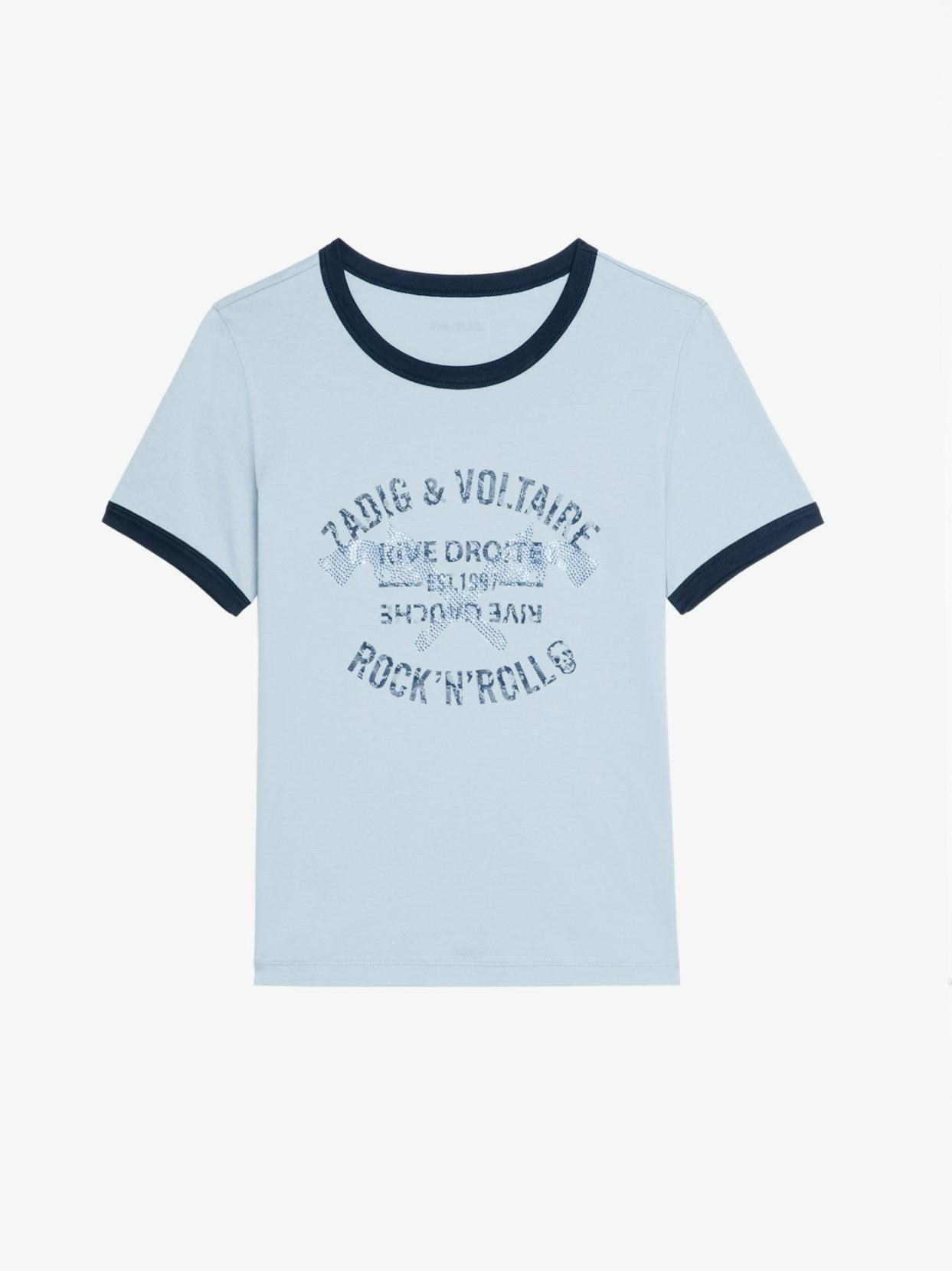  [NAME] T-shirt blue women | Zadig&Voltaire Lebanon