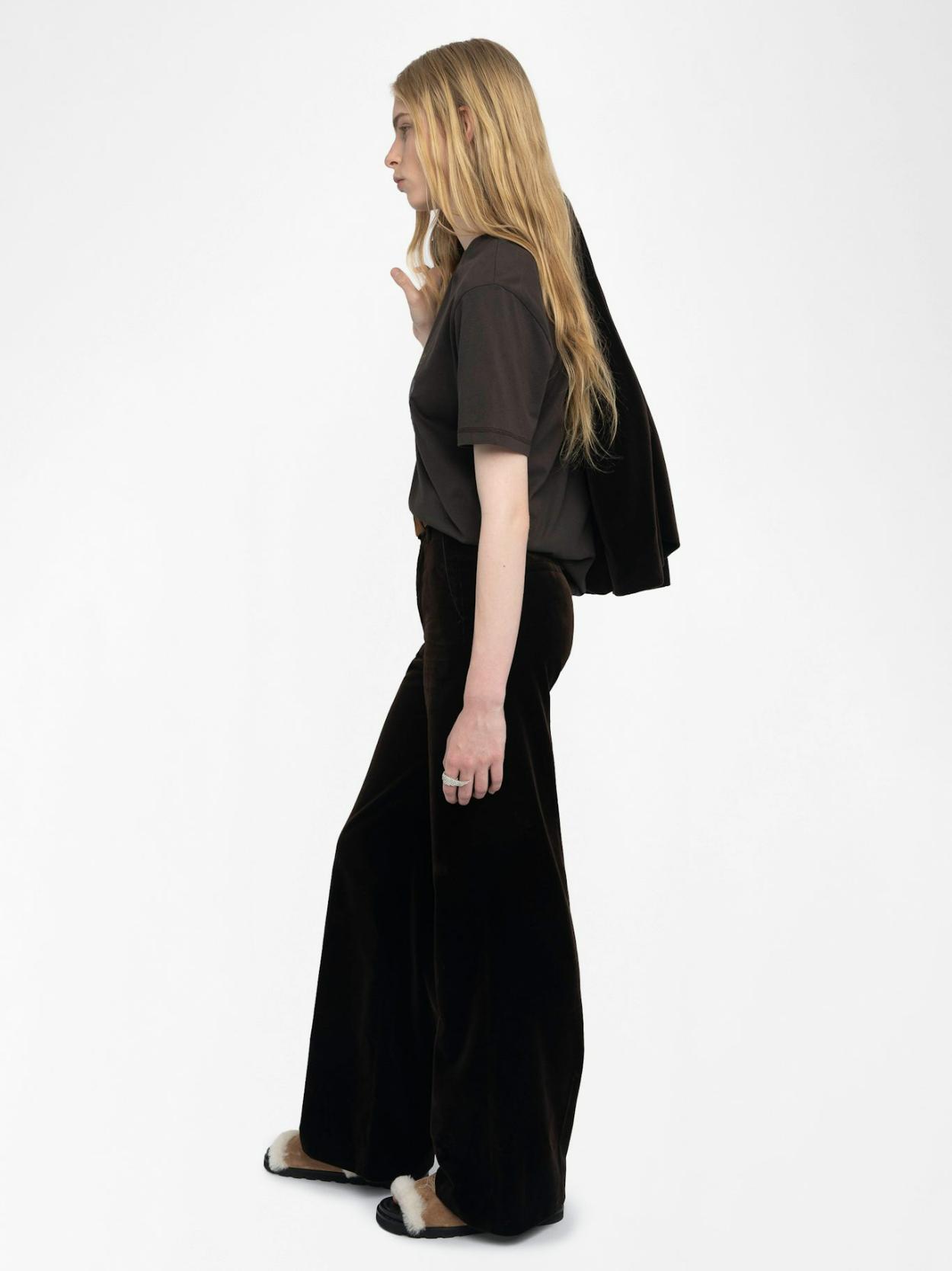  [NAME] t-shirt brown women | Zadig&Voltaire Lebanon