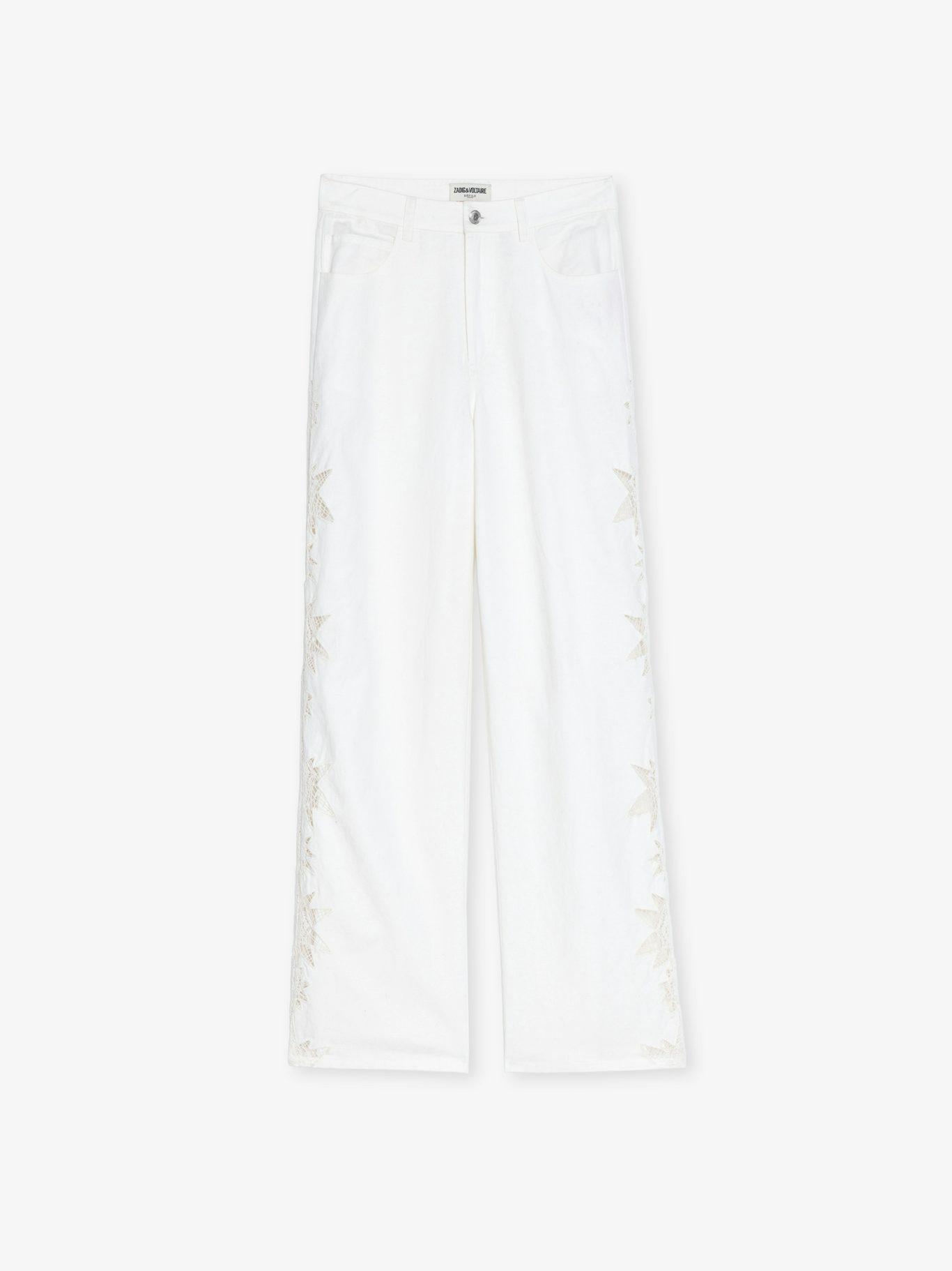  [NAME] Pants white women | Zadig&Voltaire Lebanon