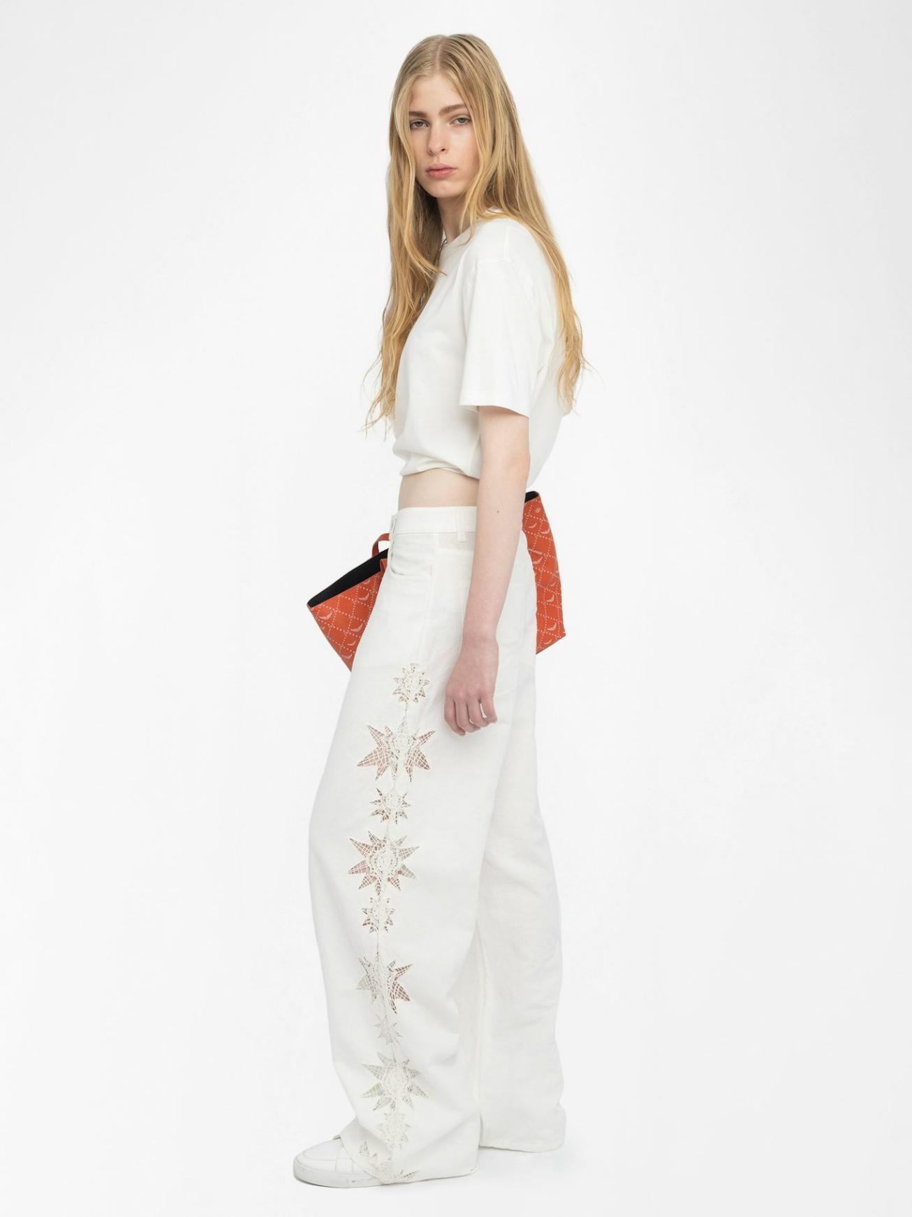  [NAME] Pants white women | Zadig&Voltaire Lebanon