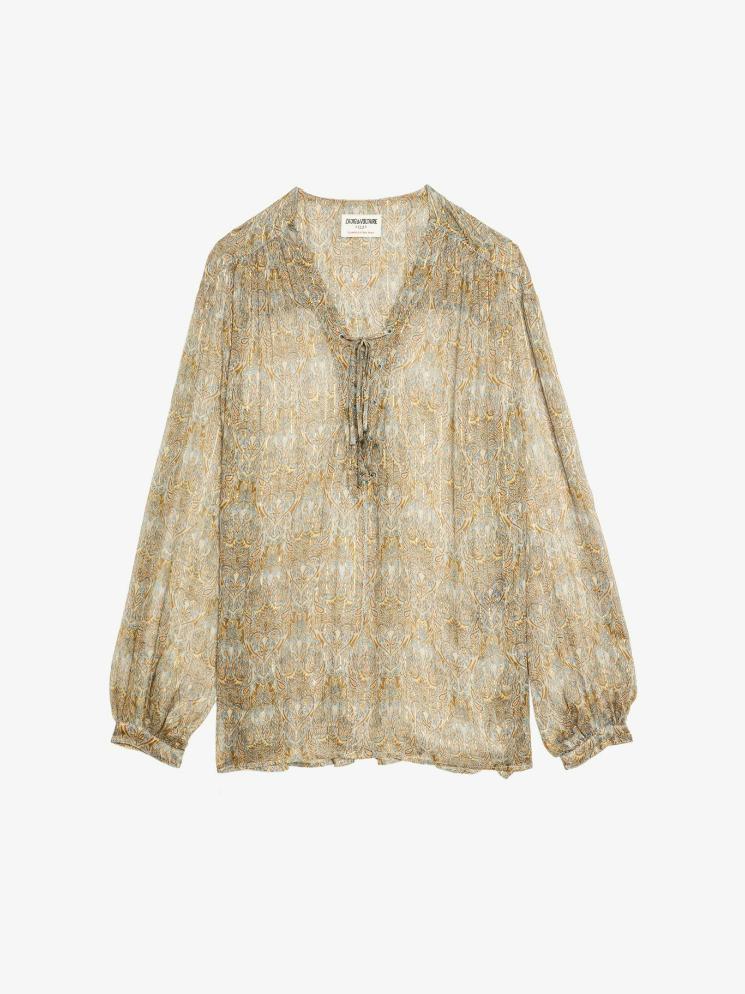  [NAME] shirt blue women | Zadig&Voltaire Lebanon