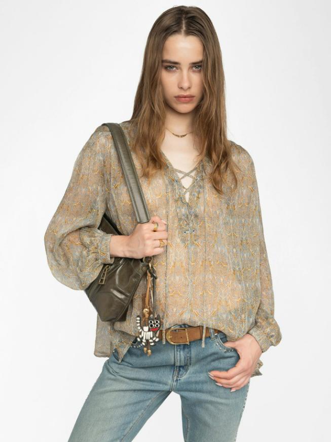  [NAME] shirt blue women | Zadig&Voltaire Lebanon