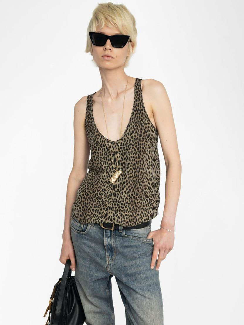  [NAME] top brown women | Zadig&Voltaire Lebanon