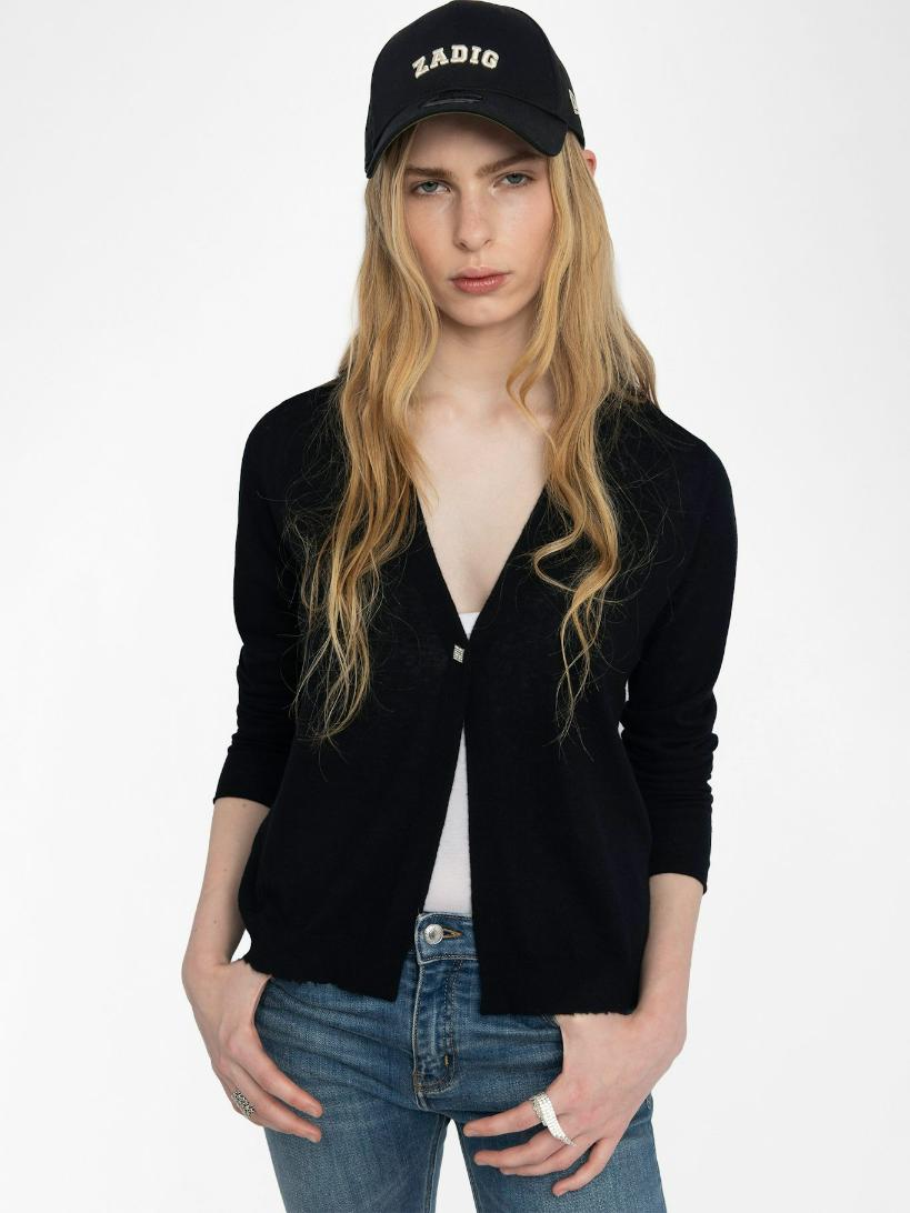  [NAME] Cardigan black women | Zadig&Voltaire Lebanon