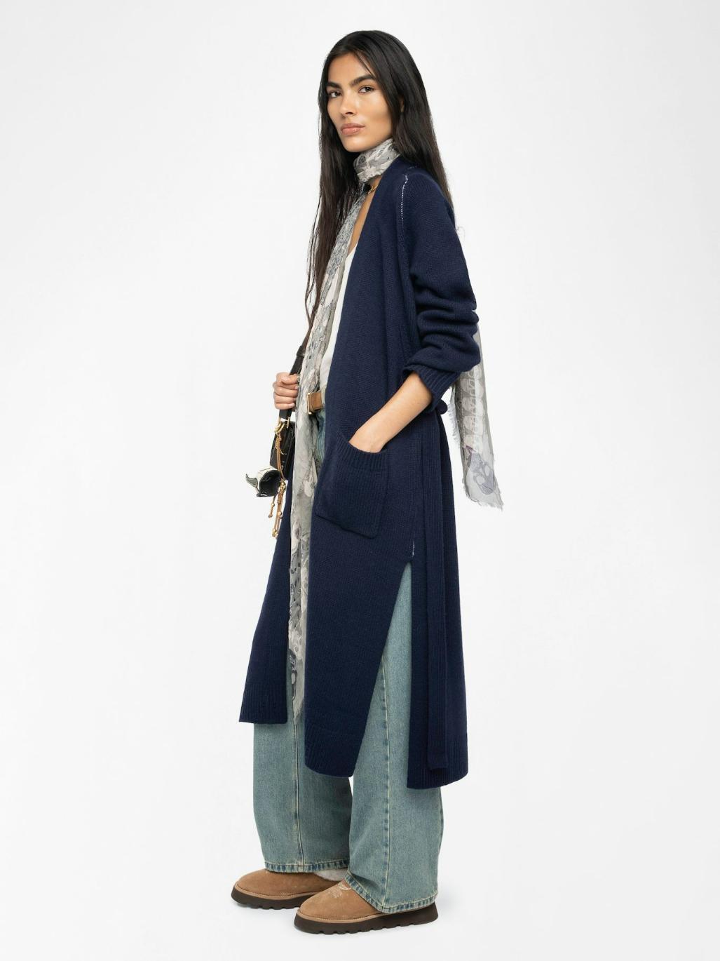  [NAME] Cardigan blue women | Zadig&Voltaire Lebanon