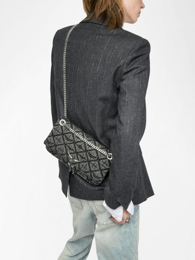  [NAME] clutch grey women | Zadig&Voltaire Lebanon