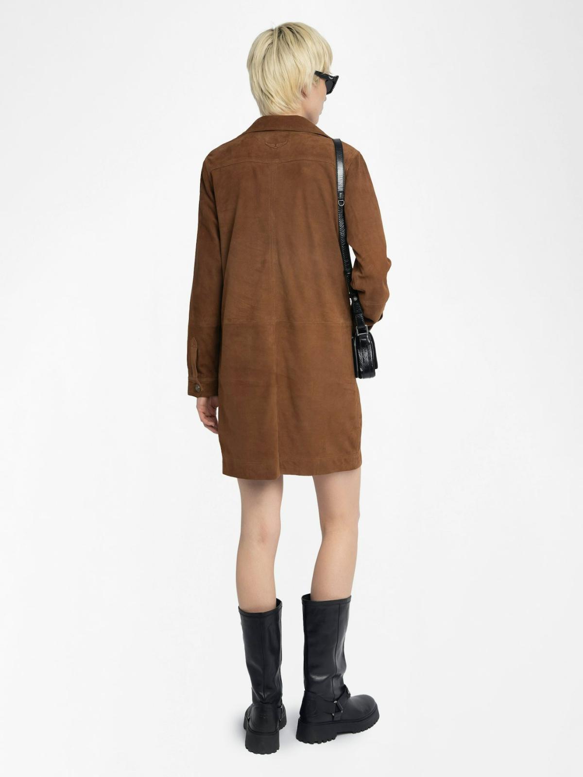 [NAME] dress brown women | Zadig&Voltaire Lebanon