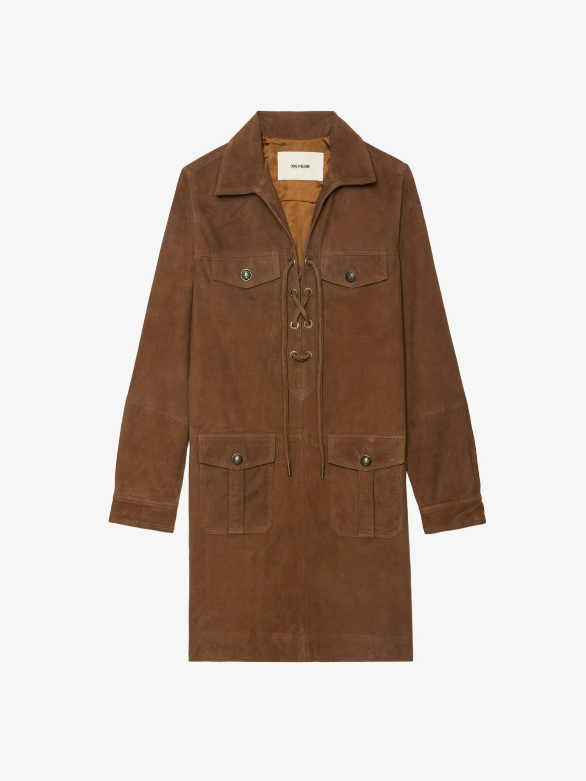 [NAME] dress brown women | Zadig&Voltaire Lebanon