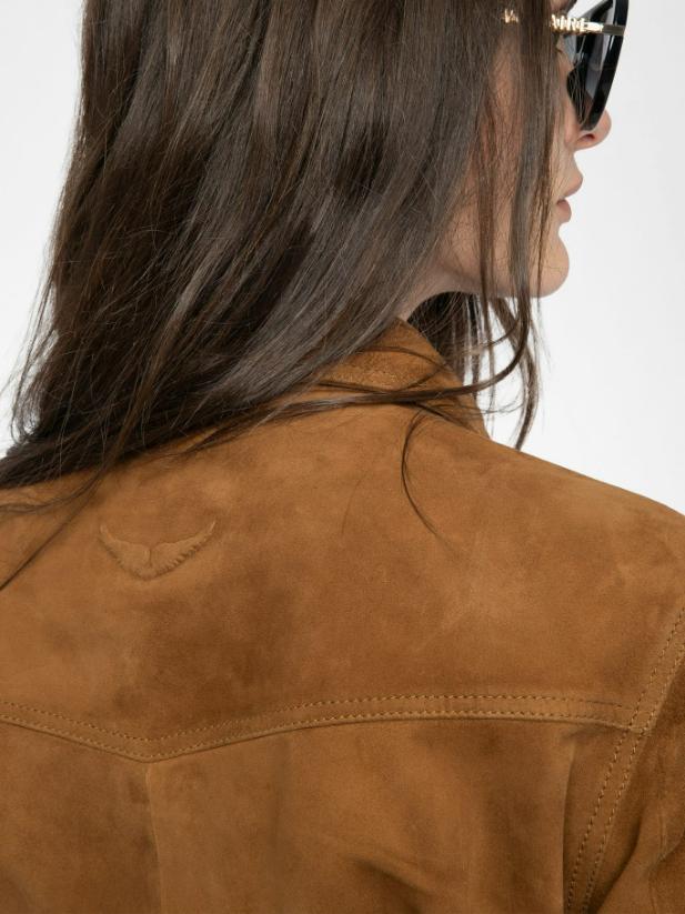  [NAME] Jacket brown woomen | Zadig&Voltaire Lebanon