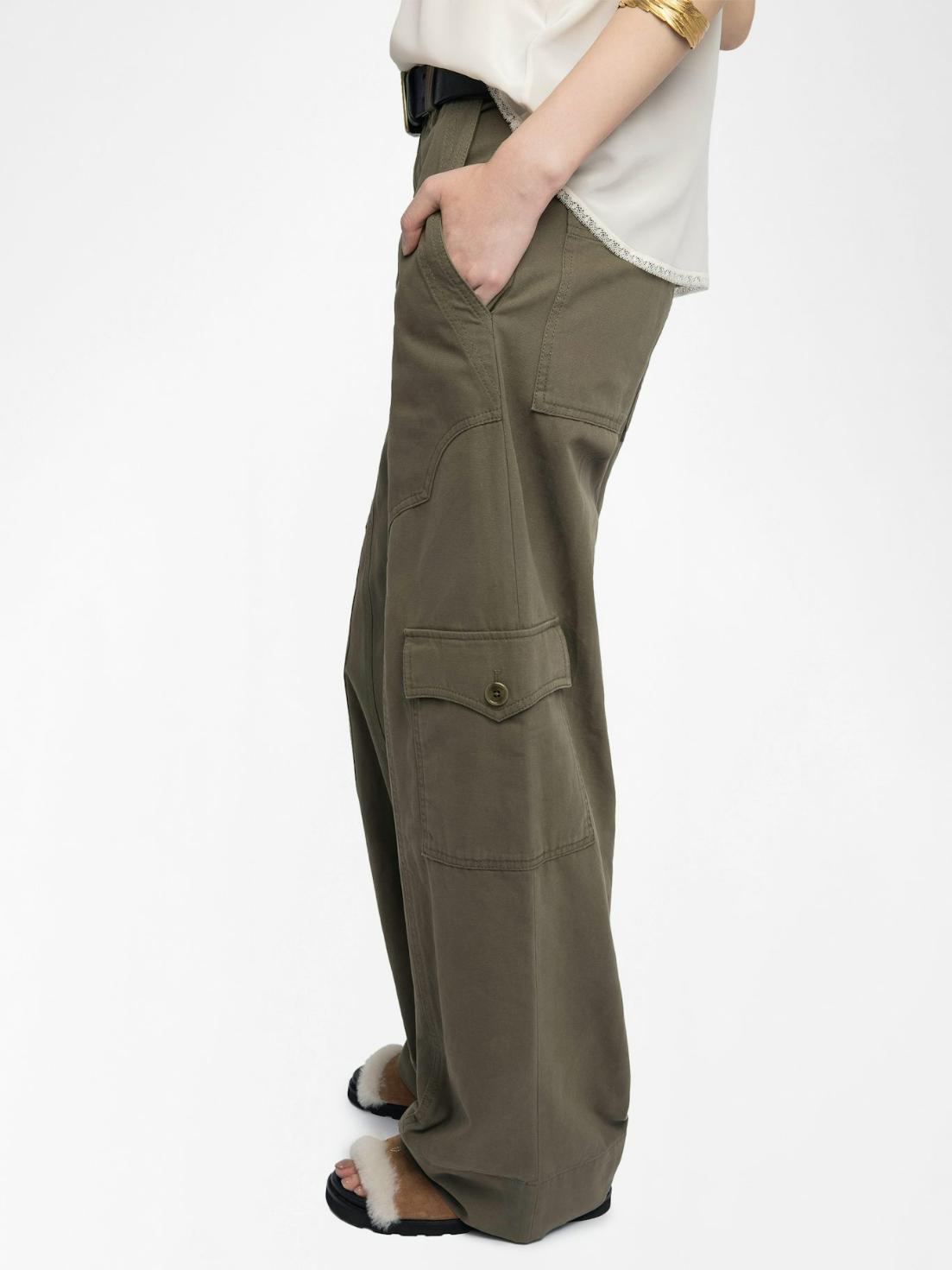  [NAME] Pants green women | Zadig&Voltaire Lebanon