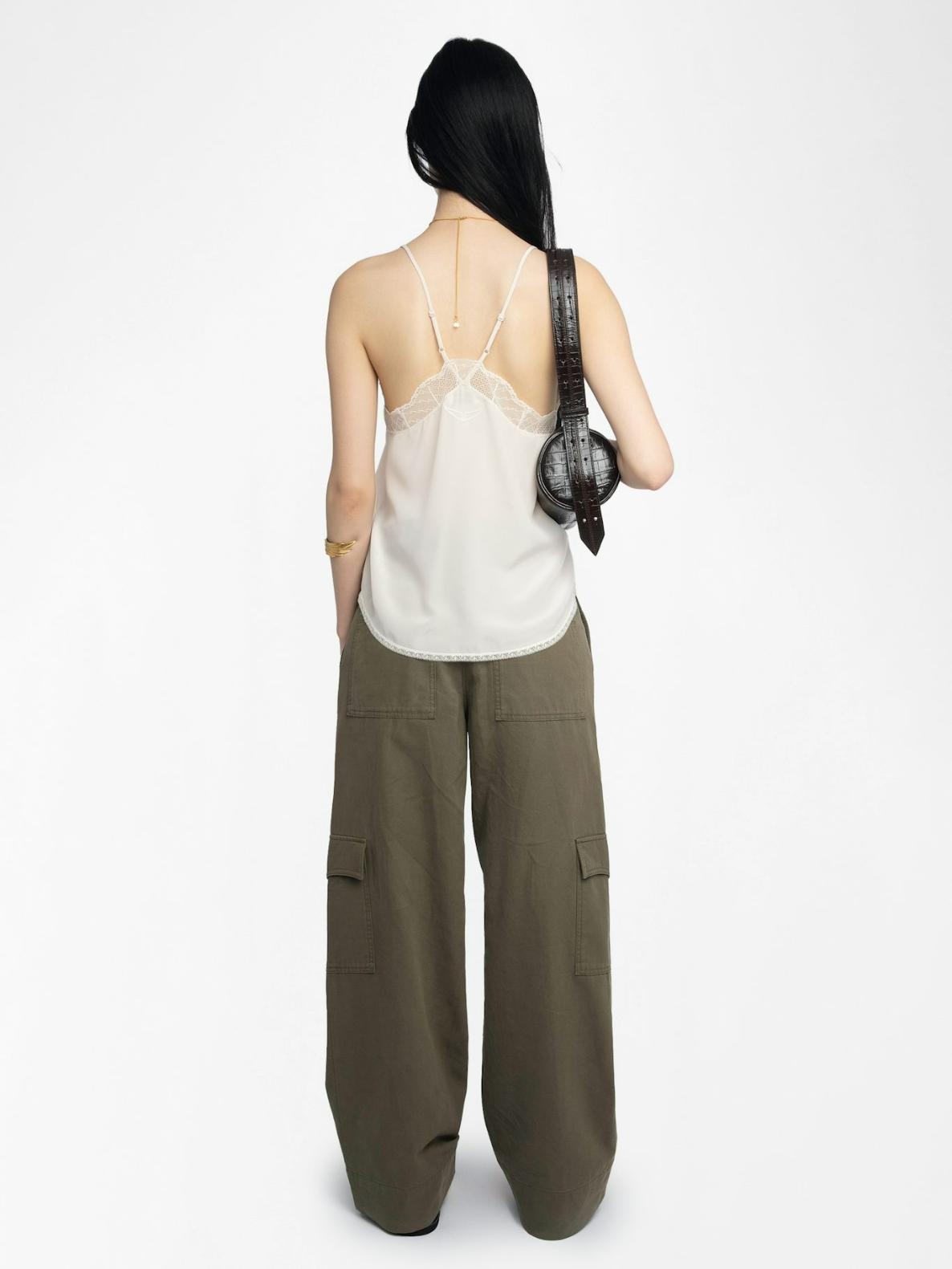  [NAME] Pants green women | Zadig&Voltaire Lebanon