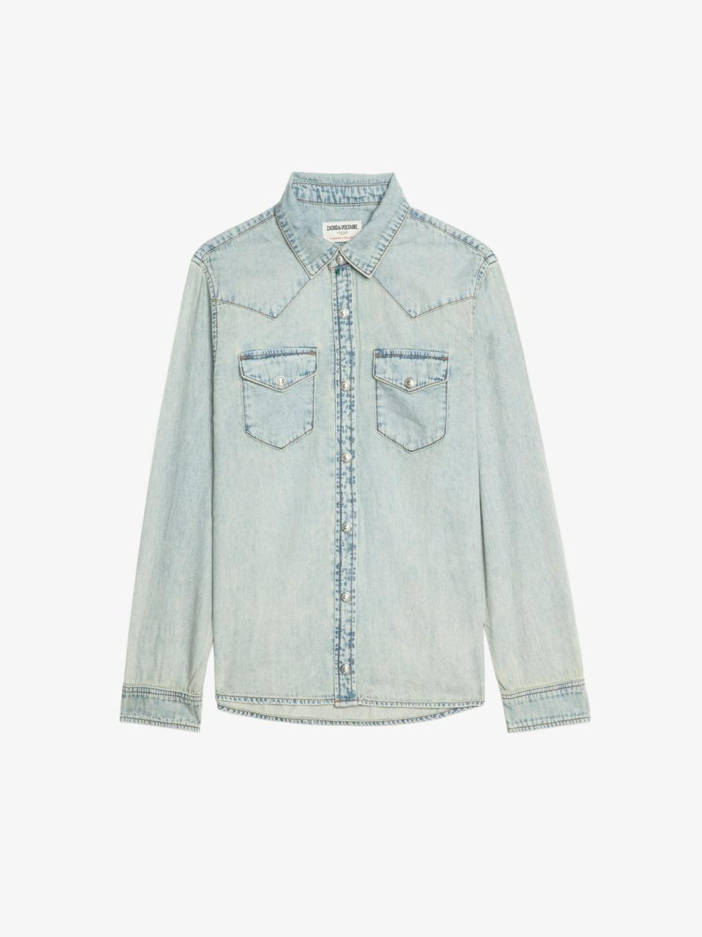  [NAME] shirt denim women | Zadig&Voltaire Lebanon