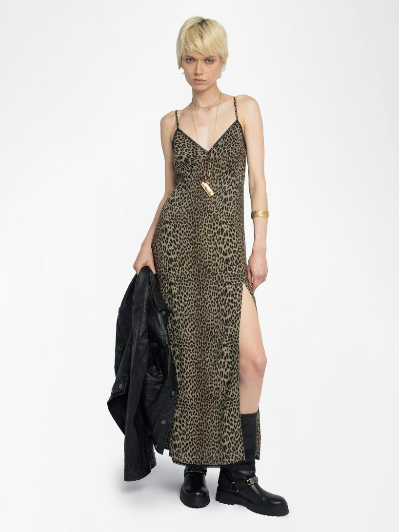  [NAME] dress kaki women | Zadig&Voltaire
