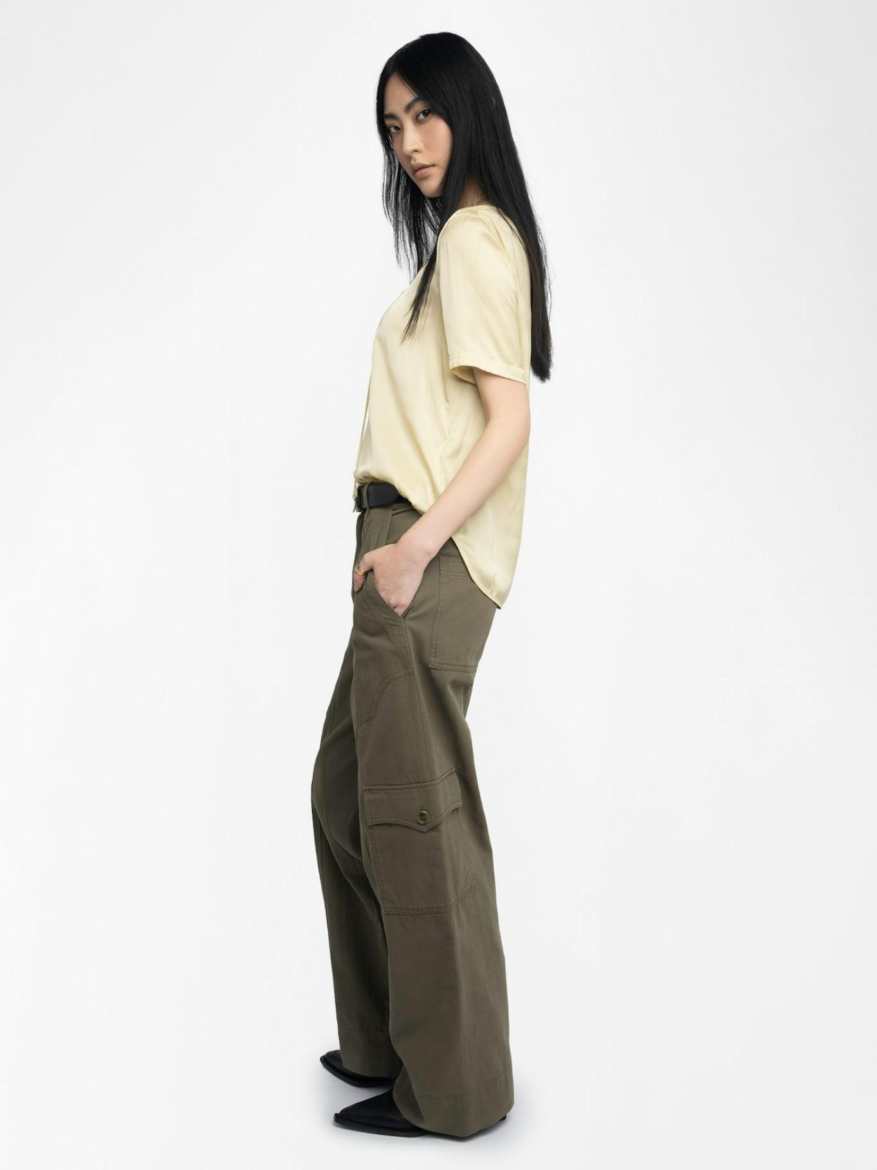  [NAME] top yellow women | Zadig&Voltaire Lebanon