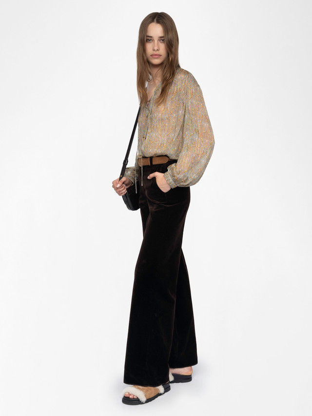  [NAME] pants brown women | Zadig&Voltaire Lebanon