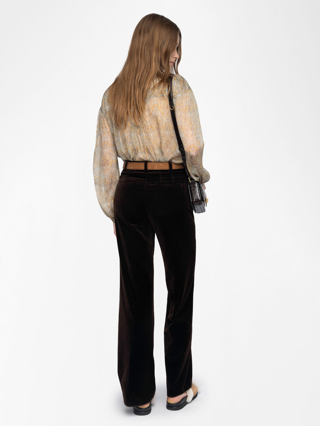  [NAME] pants brown women | Zadig&Voltaire Lebanon