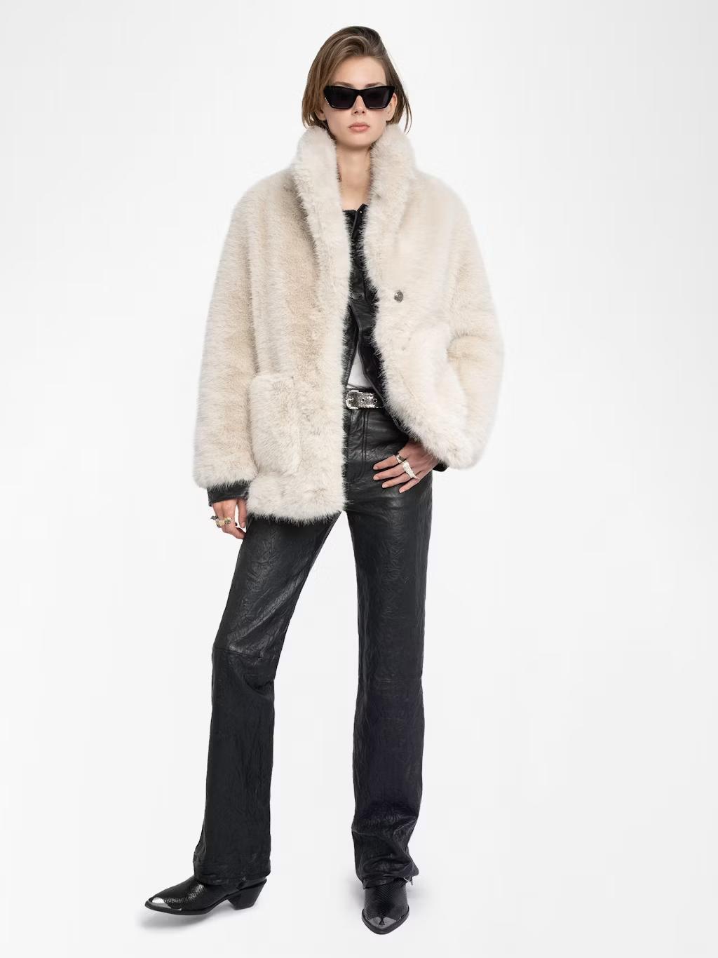  [NAME] Coat white women | Zadig&Voltaire Lebanon