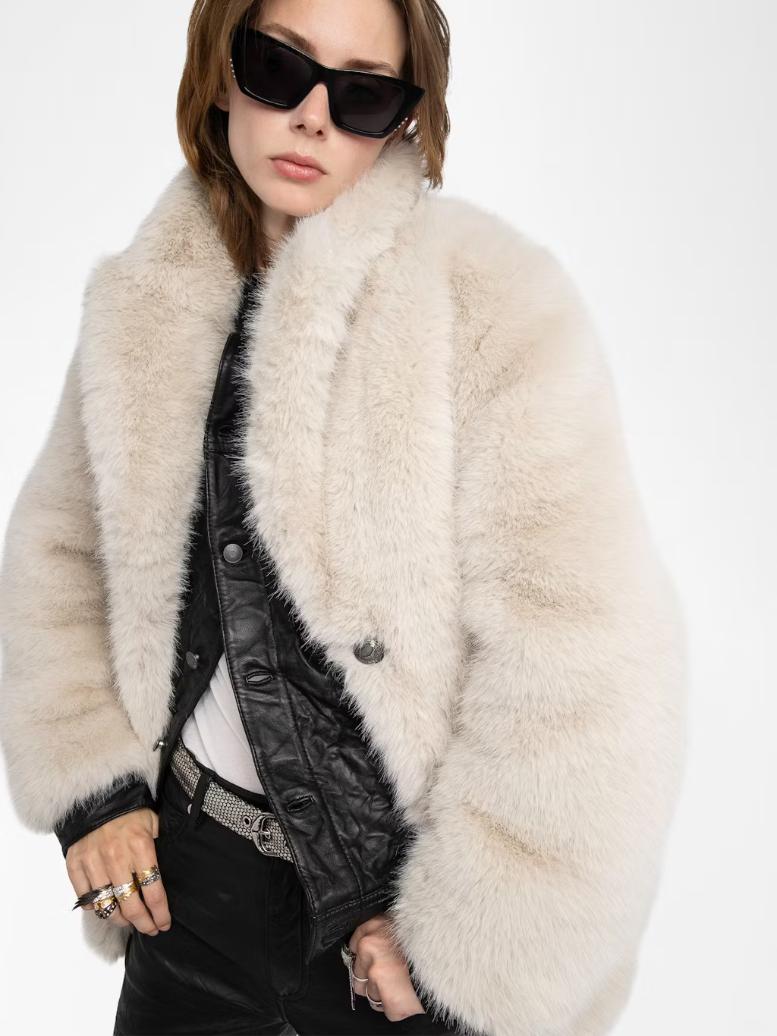  [NAME] Coat white women | Zadig&Voltaire Lebanon