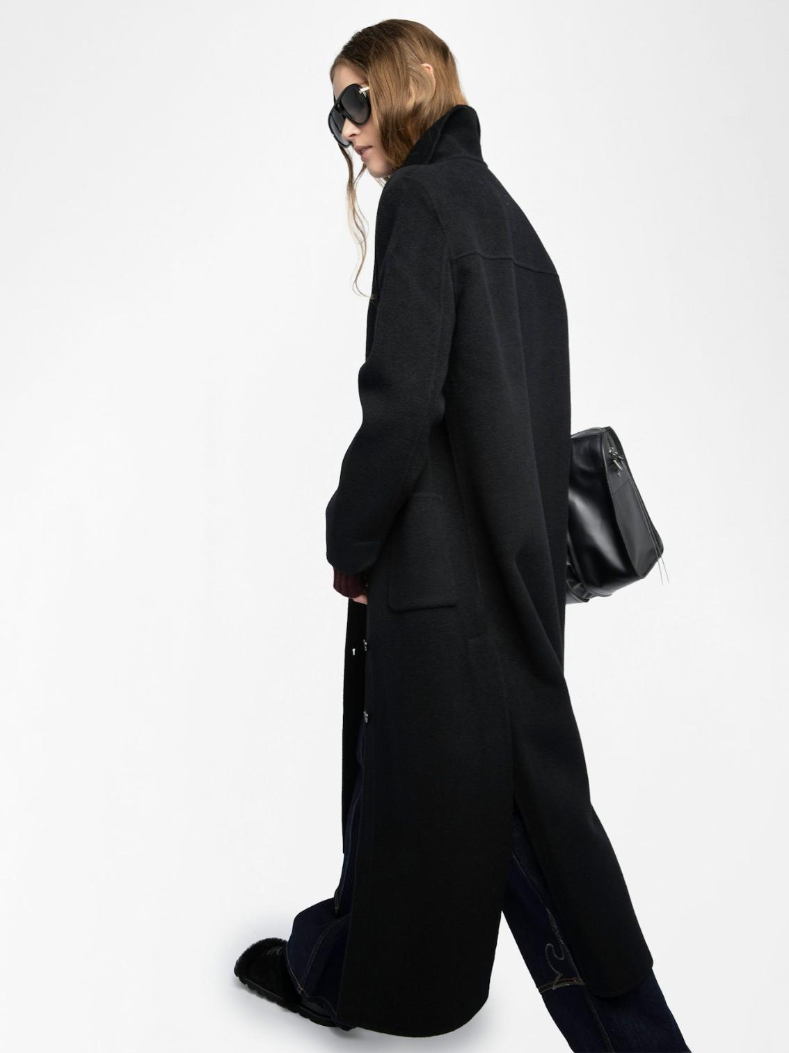  [NAME] Coat black women | Zadig&Voltaire Lebanon