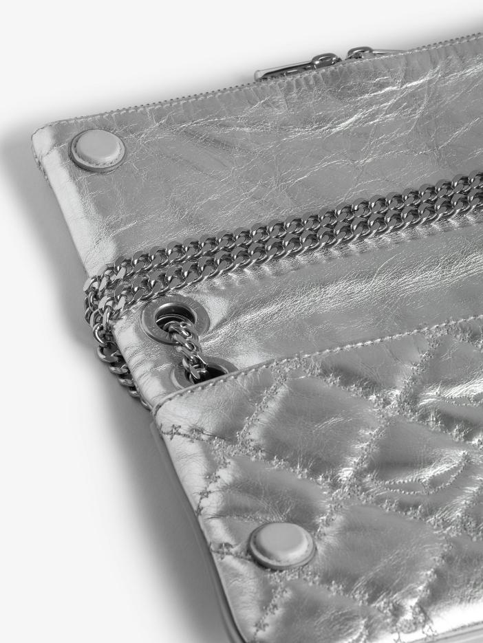  [NAME] clutch silver women | Zadig&Voltaire Lebanon